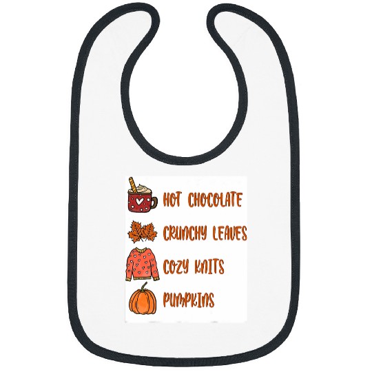 Coffee Fun Hot Chocolate Kind of Day Hot Cocoa Coffee Cozy Christmas Bibs