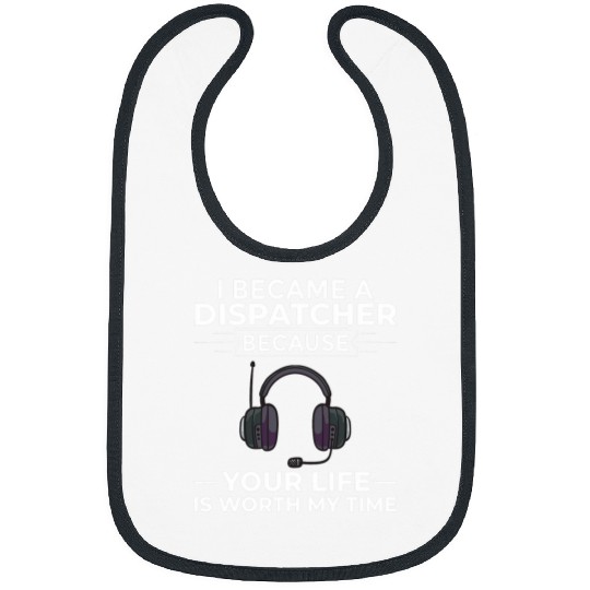 Police Job 911 Dispatcher Police Yellow Line 4 Bibs