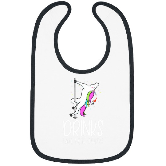 Wines Fun Drinks Well With Others Unicorns Wines Lover Bibs