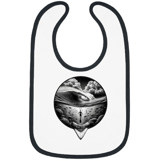 Dive frees Swim Ocean Shark Tooth Spear Fisherman Marine life Bibs