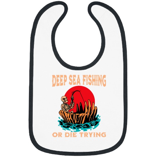 Funny Deep Sea Ocean Fishing Lover Tournament Bibs