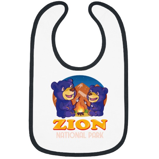 Bear Pet Zion National Park Utah Black Bear Vintage Bibs