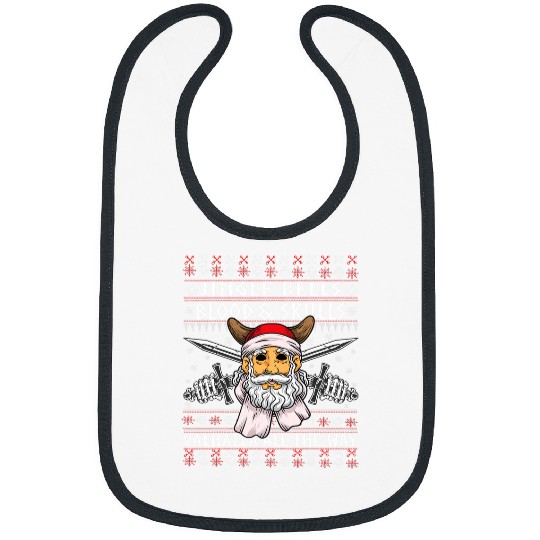 Jingle bells blood skulls valhalla christmas viking funny Bibs