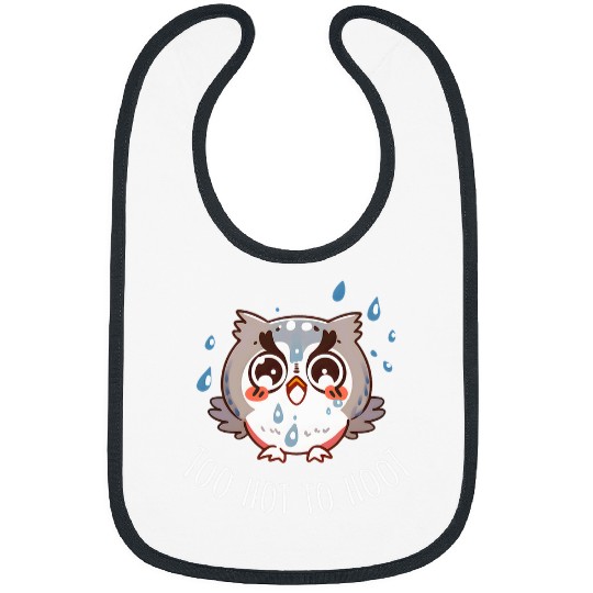 Owl Pet Palindrom To Hot Too Hoot Sweat Owl Bibs