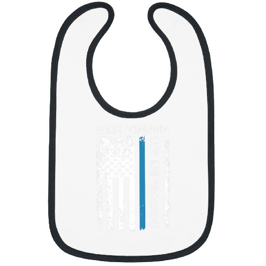 Police Job West Virginia Law Enforcement Blue Line Flag State Police Bibs