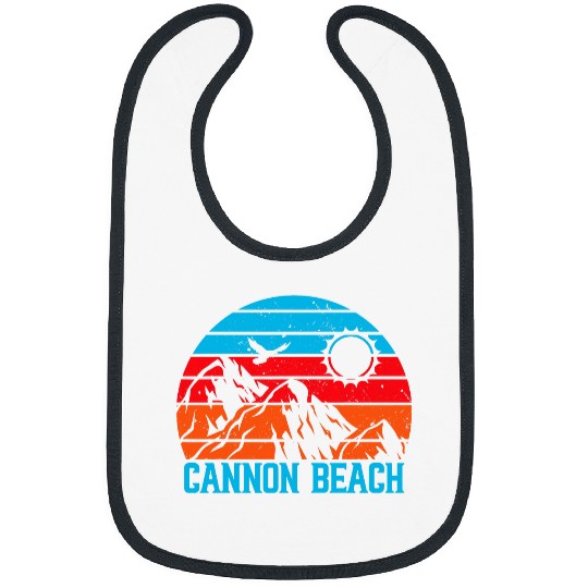 Cannon Beach Mountains Hiking Souvenir Oregon Vacation Trip Bibs