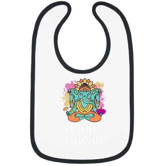 Elephant Pet Happy Diwali Hindu Festival Elephant Bibs