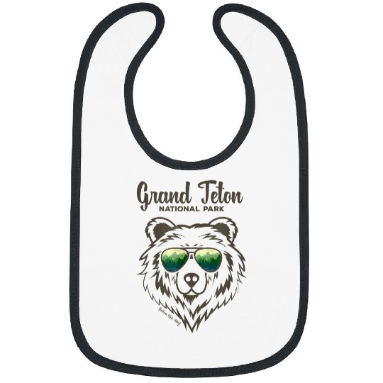Bear Pet Grand Teton National Park Bear Souvenir Jackson Hole WY Bibs