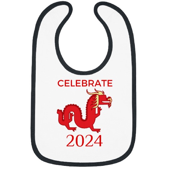 Dragon Pet Celebrate Year of Dragon Chinese Zodiac Lunar New Year Bibs