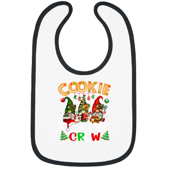 Cookie Baking Crew With My Gnomies Cooking Gnomes Christmas Bibs