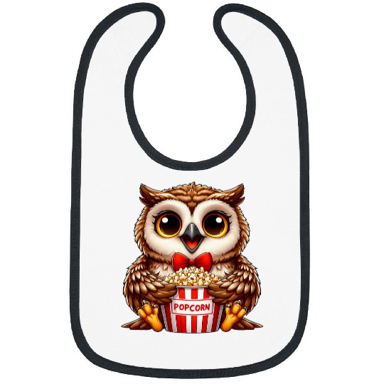 Sloth Pet Cute Comic Sloth Popcorn carnivals Costume Cinema 1 Bibs