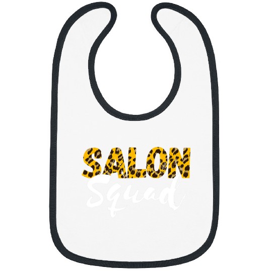 Hairdresser Job Salon Squad Leopard Hair Salon Hairstylist Bibs