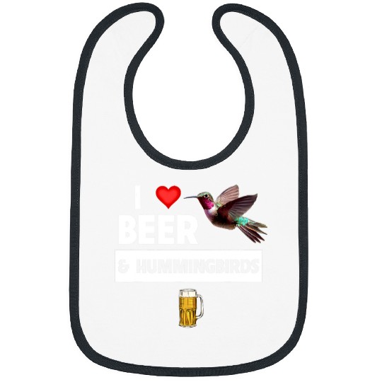Beer Fun I Love Beer and Hummingbirds Feeder Bird Watching Bibs
