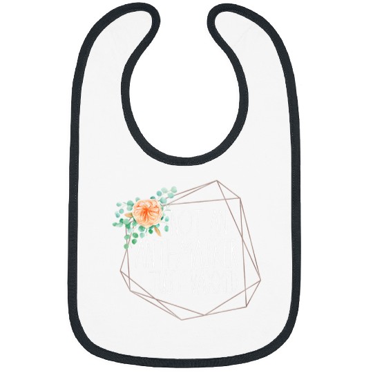 Not An AntiMasker Just Vaccinated Fully Vaxxed Pink Flower Bibs
