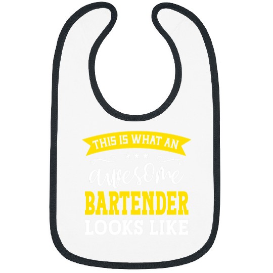 Bartender Job Job Title Employee Funny Worker Bartender Bibs