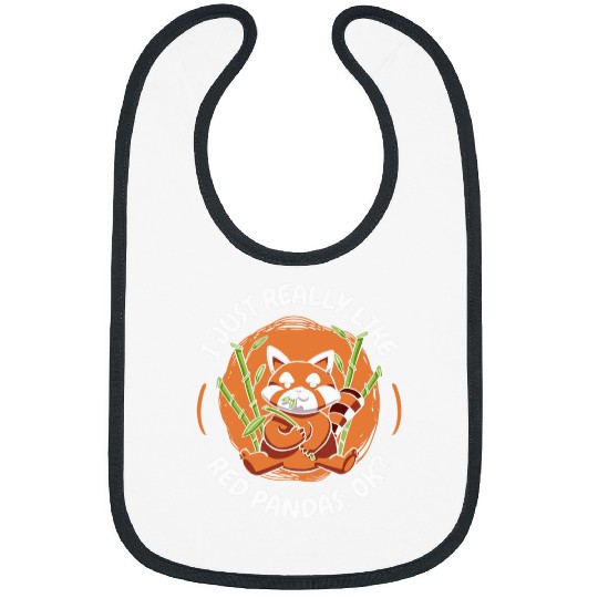 Panda Pet Red Panda I just really like red pandas ok 8 Bibs