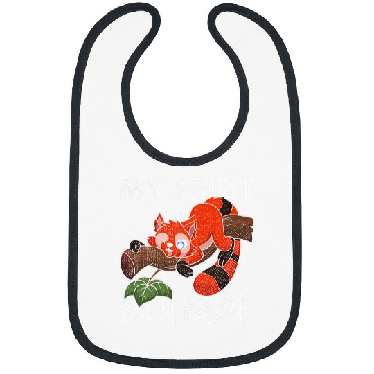 Panda Pet chinese wildlife est animal spirit animal cute red panda Bibs