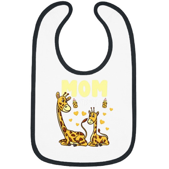 Giraffe Pet Mom To Be Giraffe Pregnancy Announcement Bibs