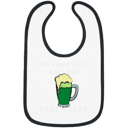 Beer Fun St Patricks Day Funny Green Beer St Paddys Bibs