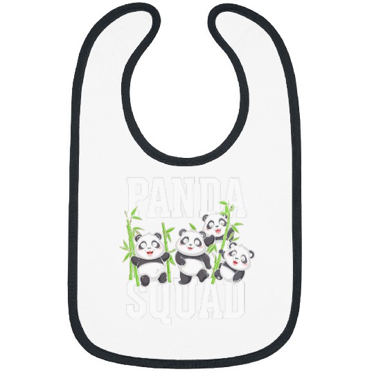 Panda Pet Squad Family Bamboo Friends Bibs