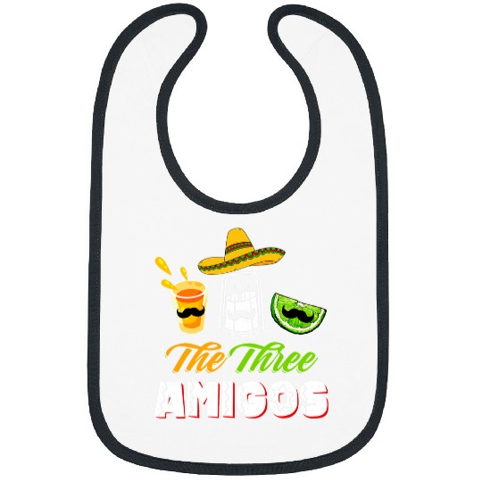 Wines Fun The Three Amigos Cinco De Mayo Tequila Glass Bottle Lemon Bibs