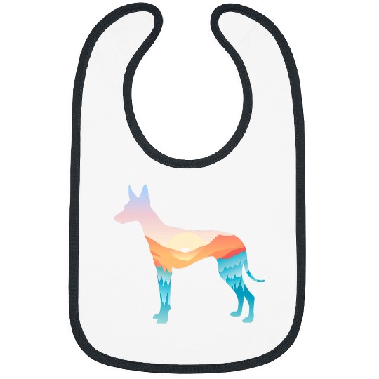 Cirneco dellEtna Nature Hiking Dog Sunrise Adventure Bibs