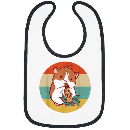 Hamster Pet Corn Crop Hamster Retro Food Corn Lover vintages Maize Bibs