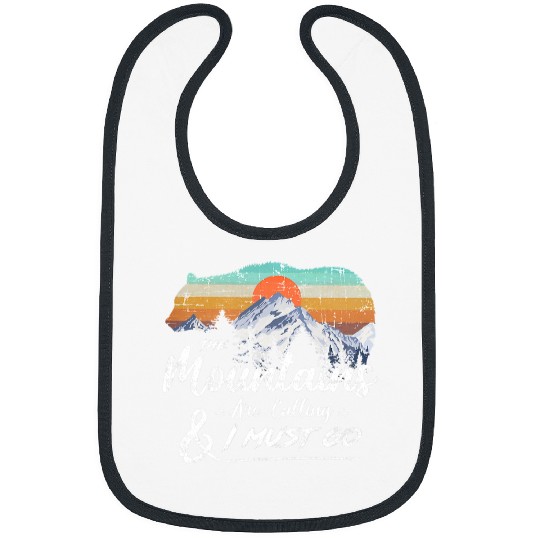 Bear Pet The Mountains are calling and i must go wild bear Sunset Bibs