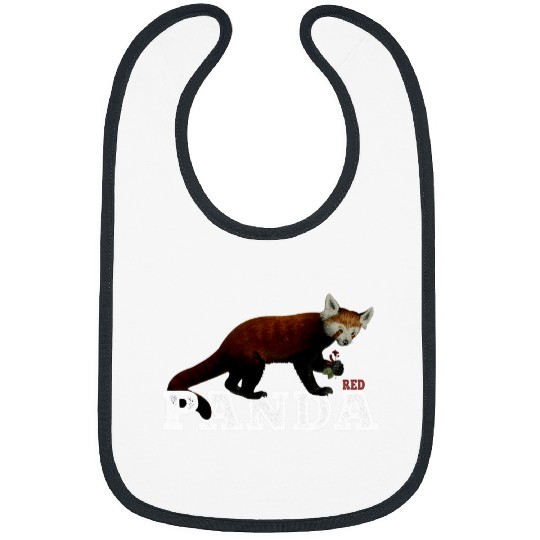 Panda Pet International Red Panda Day Rescue Save Animal Retro Grovvy Bibs