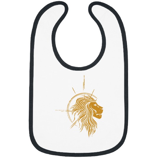Lion Pet Leo Celestial Lion Head Astrology Zodiac Sign Bibs