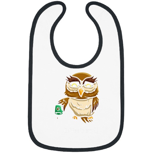 Coffee Fun Is Empty Ornithology Birdwatching caffeines Lover Bibs