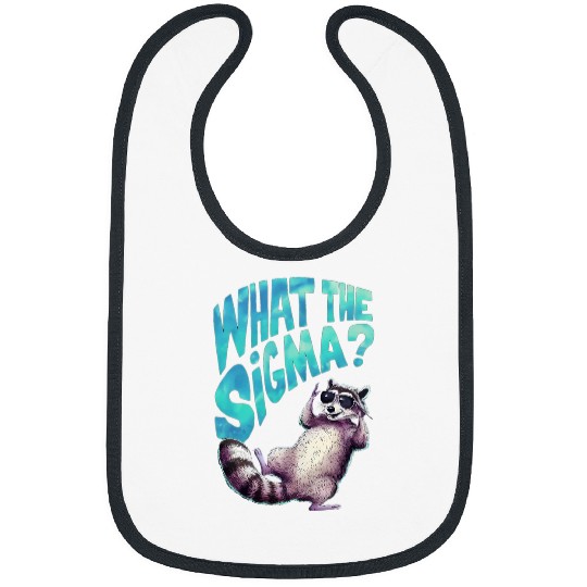 Raccoon Pet What The Sigma Racoon Funny raccoon Meme Bibs
