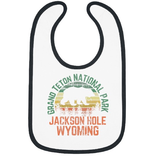 Bear Pet Grand Teton National Park Jackson Hole Wyoming Bear Vintage Bibs