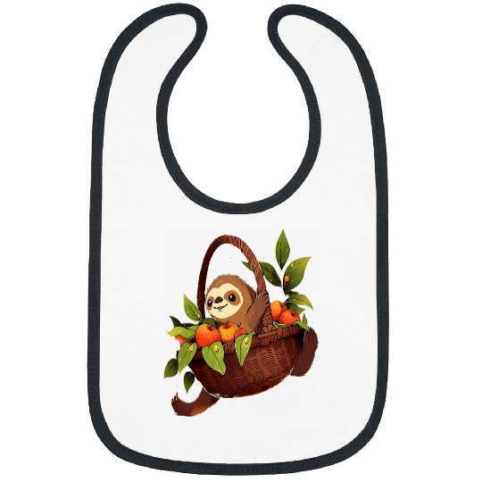 Sloth Pet Fall Harvest Thanksgiving Autumn Bibs