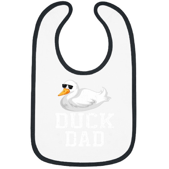 Duck Pet Bird Lover Retro Style bests Duck Dad Father s Day Bibs