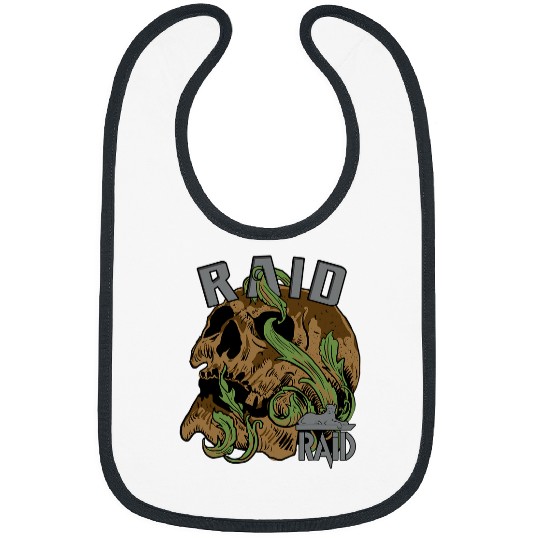 Police Job RAID Skull French Police Tactical Unit Bibs
