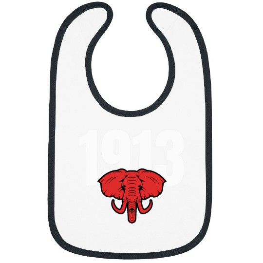 Elephant Pet GGT 1913 Bold Elephant Face Sorority New Sister College Bibs