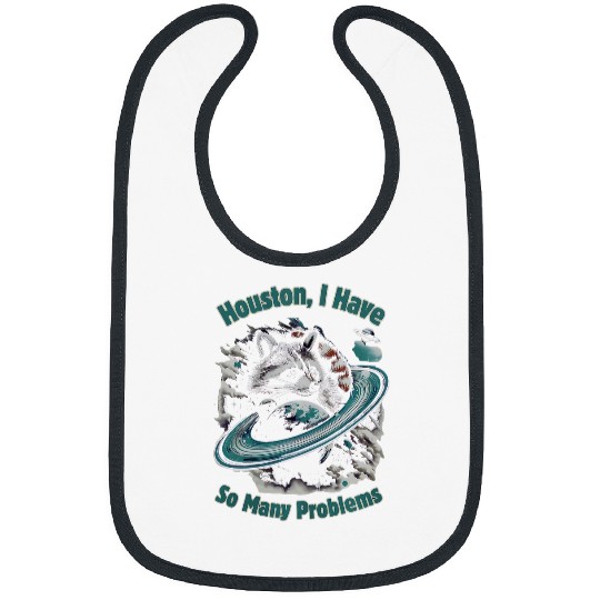 Raccoon Pet Houston I Have So Many Problems Cute Raccoon Funny Sayings Bibs