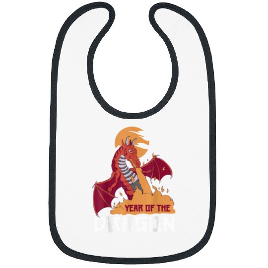 Dragon Pet Celebrate Chinese New Year of the Dragon Men Women Kids 7 Bibs
