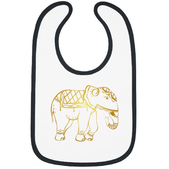Elephant Pet Ohm Yoga Third Eye Isha Hindu Linga Bibs