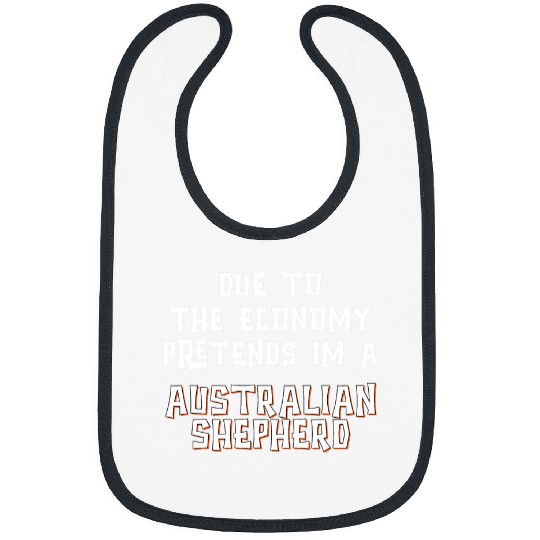 Economy Pretend AUSTRALIAN SHEPHERD Easy Halloween Costume Bibs