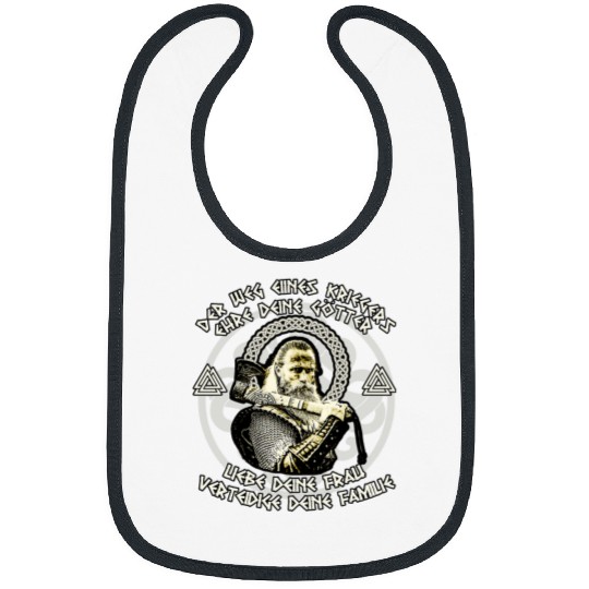 Der Weg einer Viking Warrior Viking Gods Saying 9 Bibs