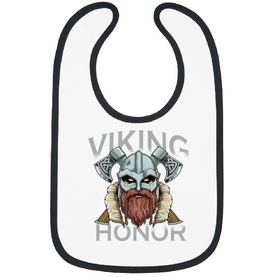 Mens Valhalla Viking Warrior Celtic Culture Norsemen 5 Bibs