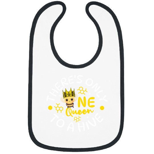 Cute Queen Bee Lover Entomology Bee Day Insect Beekeeper Bibs
