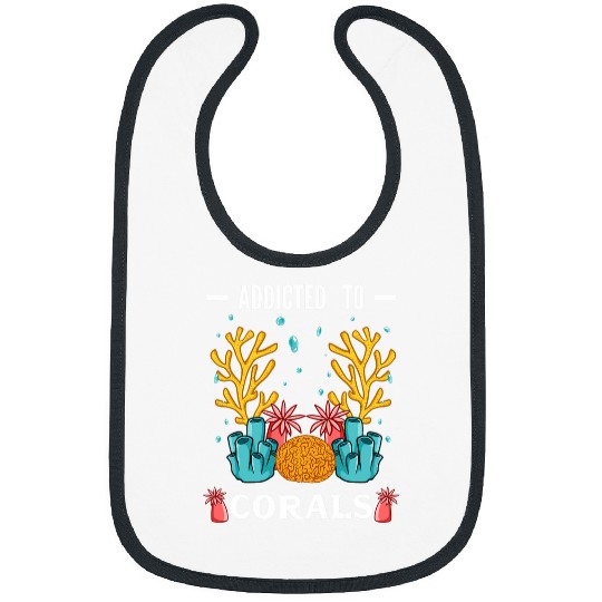 Coral Reef Funny Marine Animals Sealife Bibs