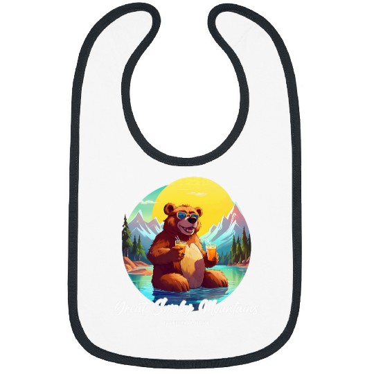 Bear Pet Great Smoky Mountains National Park Funny Bear Souvenir Bibs