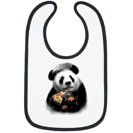 Panda Pet LOVES PIZZA 471 forest Bibs