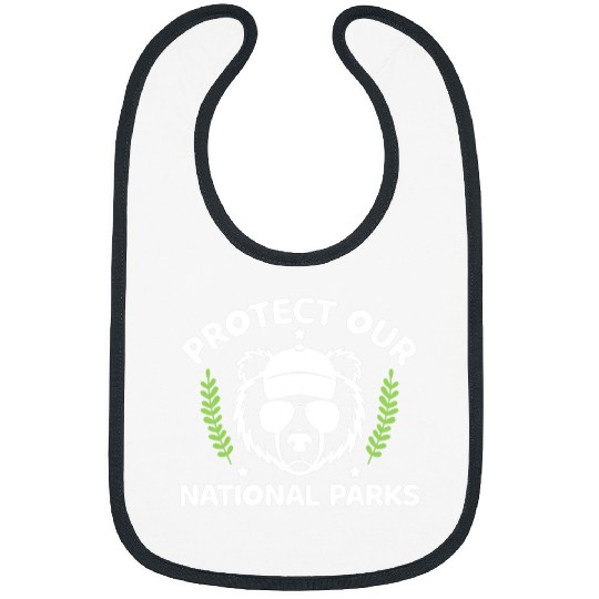 Bear Pet Protect Our National Parks Outdoor Bear Environmentalist Bibs