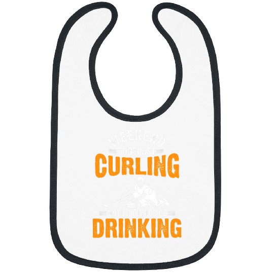 Curling Drinking Curl Team Gift Bibs