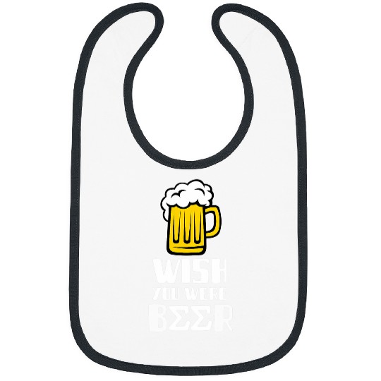 Beer Fun Fraternity Greek WISH YOU WERE BEER Sigma Bibs